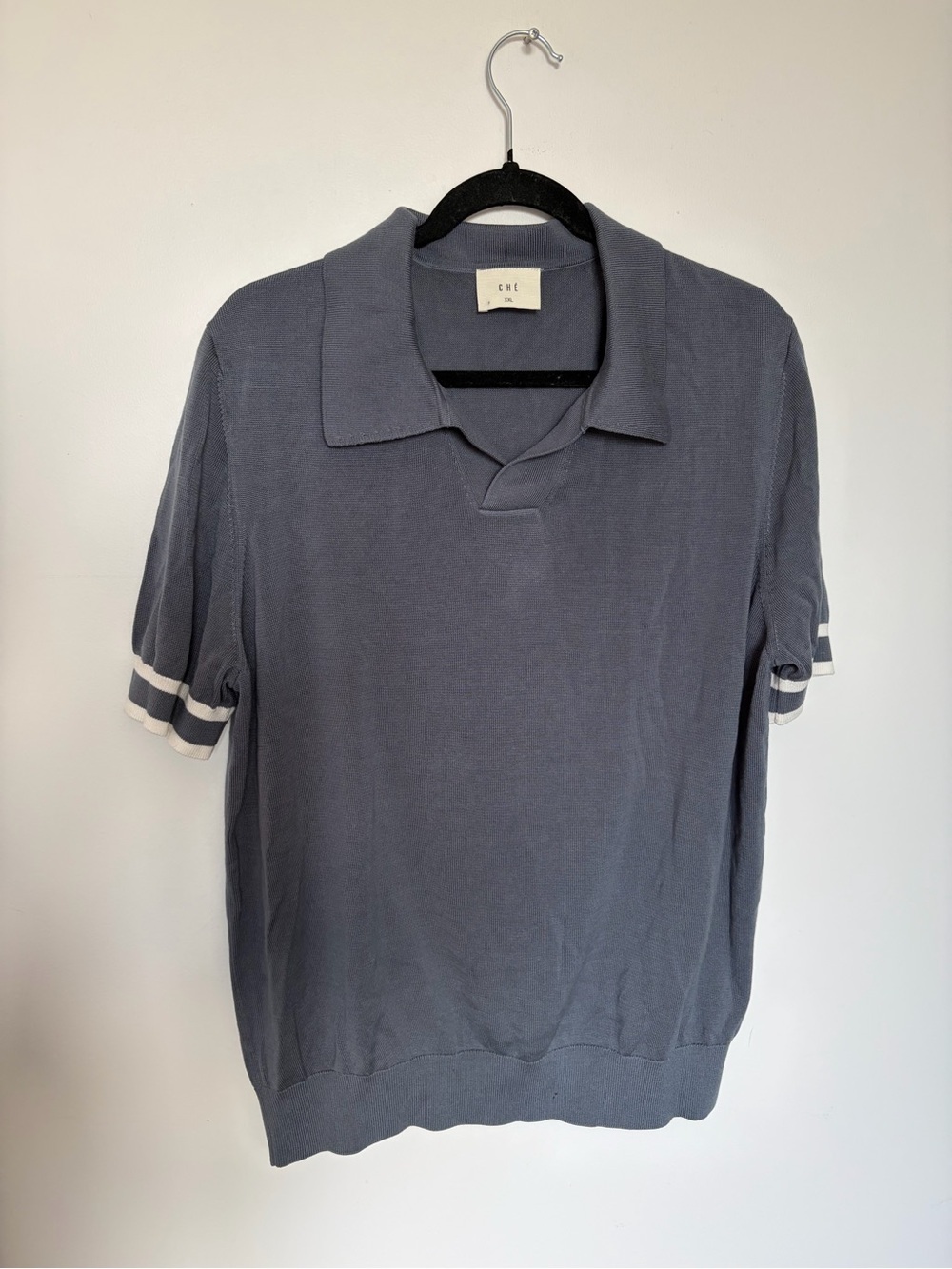 Ché Studios Tencel-Silk Knit Polo Shirt - XXL